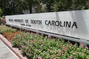 A sign reads "Medical University of South Carolina." 