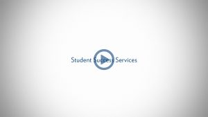 A video showcasing student success services