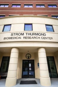 Exterior of Thurmond/Gazes Research Building